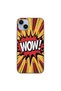 Case compatible with Apple iPhone 14 Plus Silicone Gel Tpu Comic Book Pattern WOW Text