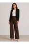 Hayal 27506-26 Women's High Waist Straight-Leg Fabric Trousers Comfortable Fit for Office and Daily Use - 7