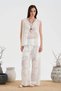 Women's Full Embroidery Detailed Sleeveless Design Blouse - 2
