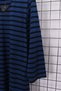 Women's Plus Size V-Neck Striped Three-Quarter Sleeve Cotton Mom T-Shirt Combed Cotton Blouse - 6
