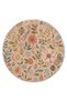 Sdtamor Floral Patterned Round Modern Woven Base Decorative Carpet Sdtamor43