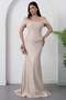 Strapless Neckline Rhinestone Lace Dress Dmn226