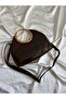 Ring Model Hand and Women's Shoulder Crossbody Bag Bitter Brown - 4