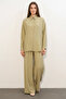 Women's Textured Green Suit - 2