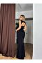 Heart-Cut Neckline and Draped Design Dress - 3