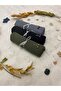 Combed Cotton Shawl Set of 3 Soft Textured Jersey Combed Cotton Shawl Set with Shawl Clip as a Gift (Smoked-Khaki-Black) - 4