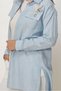 Cotton Shirt Collar Tunic 46586 - 3