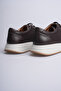 Men's Genuine Leather Sneaker Shoes Brown Orthopedic Comfortable Casual - Torino - 7