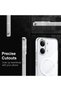 Xiaomi Poco X8 Pro Max Compatible Case with Camera Protection and Magsafe Feature Transparent Hard Silicone Cover - 4