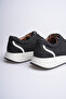 Genuine Leather Men's Sneaker Shoes Black Perforated Breathable Casual Comfortable Sports Shoes Lucca - 8