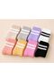 8 Pairs of Colorful Striped College Socks - 4