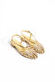 Rozalyn Satin Satin Detailed Round Toe Thick Heel Women's Sandals Ballet Flats - 5