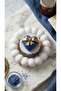Diyaa Artisanal Miniature Birthday Cake Soy Wax Candle – Elegant Blue Heart Edition - 2