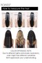 Clip in Hair Extensions One Piece Curly Hair Extension with 5 Clips Heat Resistant Synthetic Hairpiece for Women Girls (55cm,Natural Black) - 7