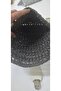 Dark Gray Color Women's Handbag Made of Raffia Thread - 4