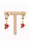 Red Fish in the Lake Steel Women's Earrings - 6