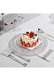 Premium Silver Plastic Cutlery Set, 30 Pieces Flatware Collection Includes 10 Spoons, 10 Forks and 10 Knives, Elegant Reusable Dining Tableware for Home Kitchen and Serving - 6