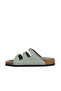 Florida Nubuck Leather Women's Gray Slippers 1029450 - 3
