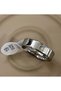 💎   Premium Silver Color Shiny Stone Modern 316L Steel Ring (19 Measurements) - 2