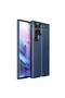 Samsung Galaxy S22 Ultra Case with Camera Protection Leather Patterned Lux Niss Silicone