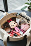 مرآة يد Tsum Tsum مرخصة من ديزني - مجموعة Candy Shop مرآة مكياج مدمجة