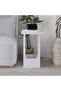 Tasos Side Table 30cm W - White