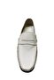 Men's Short Thick Heeled Genuine Leather Ballerina Shoes - 6