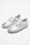 42819 Rubber Laced Silicone Rubber Sole Genuine Leather Women's Shoes - 7