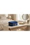 Jewelry Box Organizer Travel Case Necklace Ring Earring Organizer Velvet Navy Blue 12Cmx8Cm - 4
