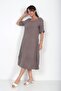 Women's Italian Linen Midi Dress with Pockets - 3