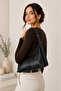 Women's Baguette Shoulder Bag with Adjustable Strap - 4