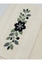 Punch Embroidered 6 Piece 50X90 Hand and Face Towel Set - 3