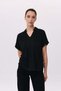 Polo Collar Shiny Kupra Garnished Stripe Stone Detailed T-Shirt - 2