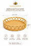 Handmade 100% Natural Rattan Tray, Handmade Rattan Presentation and Serving Tray (35 X 7cm) - 2