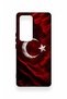 Vivo V30 Compatible Wolf Turkish Flag Patterned Silicone Case - 2