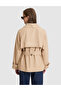 Beige Comfort Fit Trench Coat 50322529-Vr011 - 5