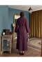 Women's Long Poplin Dress - 3