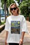 For the Love of Cats 21 Front Cat Printed White Oversize T-Shirt 100% Cotton Unisex Cat Lover Premium Design - 5