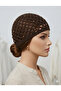 Pearl Detailed Mesh Knitwear Beanie - 2