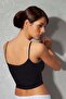 Women's Adjustable Thin Strap Crop Tank Top - 2