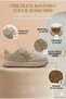 Children's Unisex Beige Gold Thermo Sole Star Detailed Elastic and Velcro Orthopedic Sports Shoes - 3