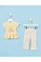Infant Girls Yellow Printed 2 Piece Pyjama Set