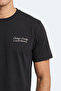 Zinara Men's Cotton Black T-Shirt - 2