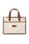 Beige Textile Women's Handbag - S26Y1Twc0703-S7G