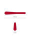 Navy Blue Striped Red Tie – 8 cm Wide - 8