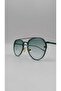Damla Model Green Color Unisex Sunglasses - 2