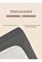 3-Piece Grey Microfiber Fitted Bedsheet Set – Deep Pocket Elastic Bed Sheet with 2 Pillow Covers - 4