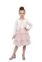 - Girls' 2-Piece Tulle Tiered Party Dress - Blush Pink - 2Y to 12Y