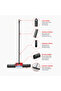 Grey Floor Wiper 33cm with Stick – Natural Rubber Floor Squeegee with Soft Rubber Lip - 4