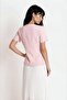 Lorin Short Sleeve Jacket & Pleated Skirt Set Pink - 4